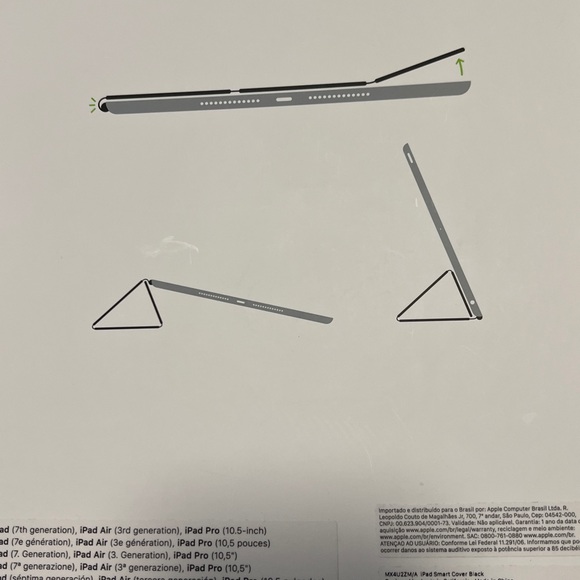 ipad Smart Cover Black(original with box) like new condition) - Picture 4 of 5